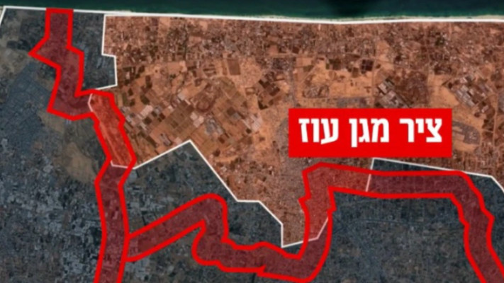 ציר ''מגן עוז'' (צילום: דובר צה''ל)