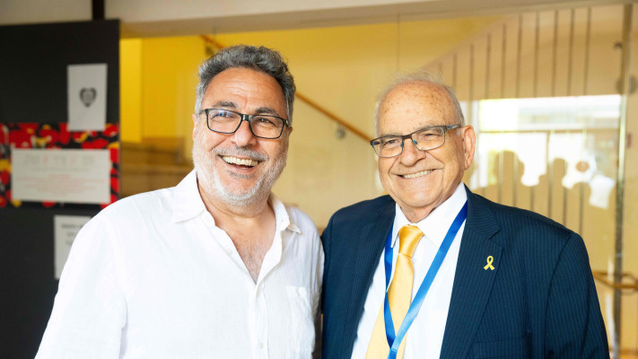 שמעון שטרית וחיים כהן  (צילום: רמי זרגנר)