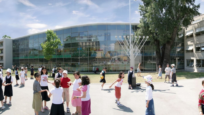 הקמפוס היהודי שקם במקום שבו תכננו את השמדתנו (צילום: יחצ)