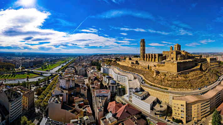 קתדרלה גותית-רומנסקית בליידה, עיר בקטלוניה ספרד
