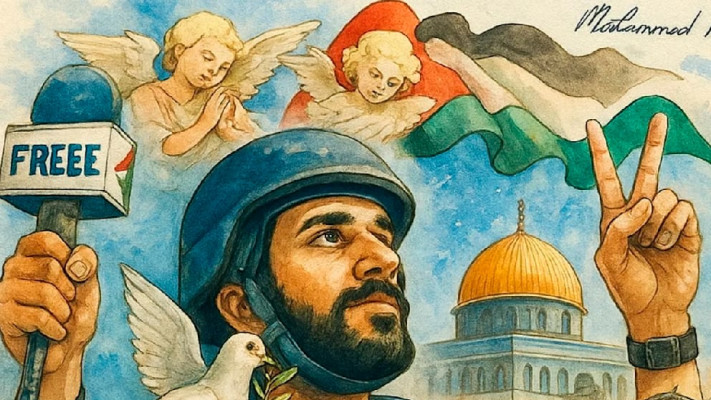 האיור האנטישמי המהלל את הצלם העזתי, אנאס זאיד פטייה