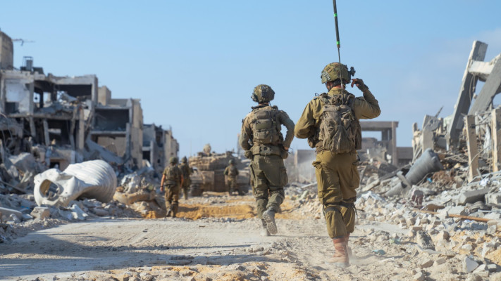 פעילות כוחות צה״ל ברצועת עזה (צילום: דובר צה''ל)