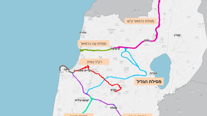 מסלול הרכבת החדשה בצפון (צילום: מאיר אבידן, נת''י)