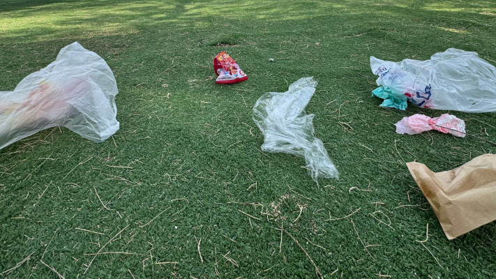 אשפה במימדיון 