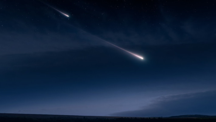 מטאורים. חלקיקים נשרפים בחדירה לאטמוספירה