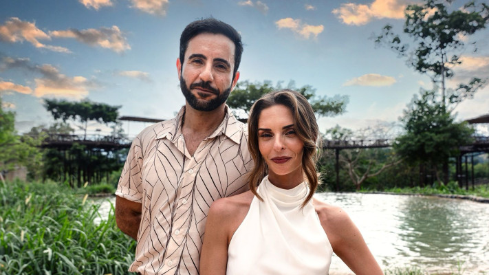 אורית צוקרון גולברג וגיא אתגר (צילום: באדיבות קשת 12)