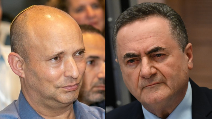 ישראל כ''ץ, נפתלי בנט (צילום:  יואב דודקביץ/TPS,עוזיאל אברהם)