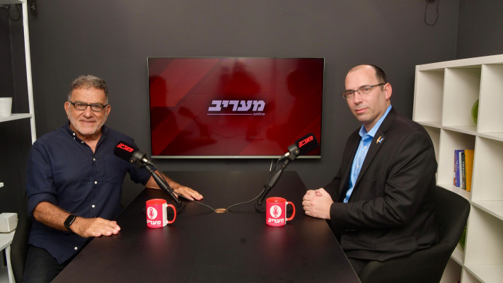 שלמה פרץ ושמחה רוטמן (צילום: אבשלום ששוני)
