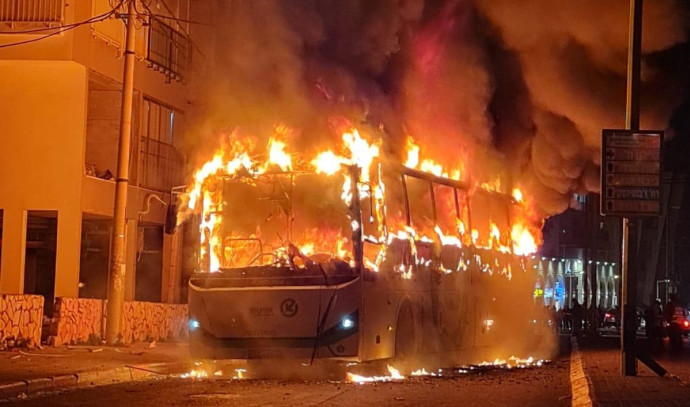 Bnei Brak: An indictment was filed for setting the bus on fire during demonstrations in the city