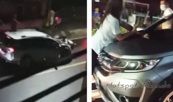 She caught her husband in the middle of the street with the mistress – and then came the extreme reaction