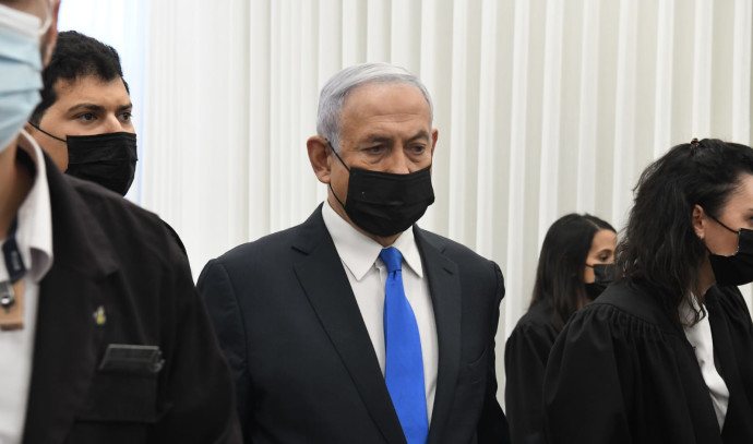 Prime Minister Netanyahu on the dock