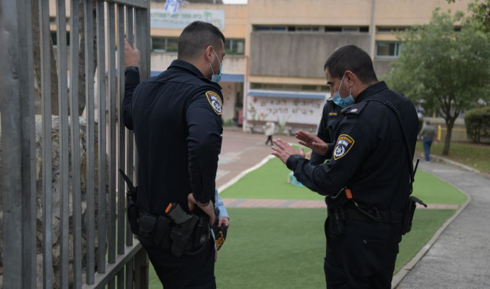 Eggs were thrown at police officers in Beit Shemesh, graffiti against an elected official was spray-painted in Tel Aviv