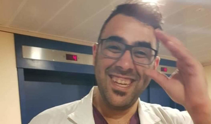 A 34-year-old intern died of a heart attack while working at a hospital in Haifa