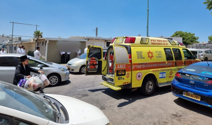 Tragedy in Elad: A four-month-old baby was forgotten in a closed vehicle and died