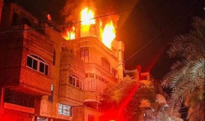 Disaster in Gaza: 21 people, including 7 children, died in a fire in a residential building