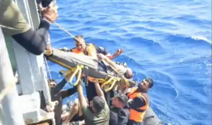 Revealing the rescue efforts of the ship attacked off Yemen