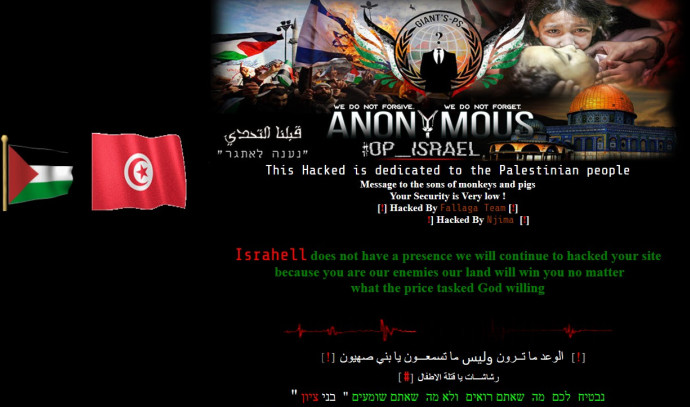 Anonymous Hackers Breach Top Israeli Lawyer Website