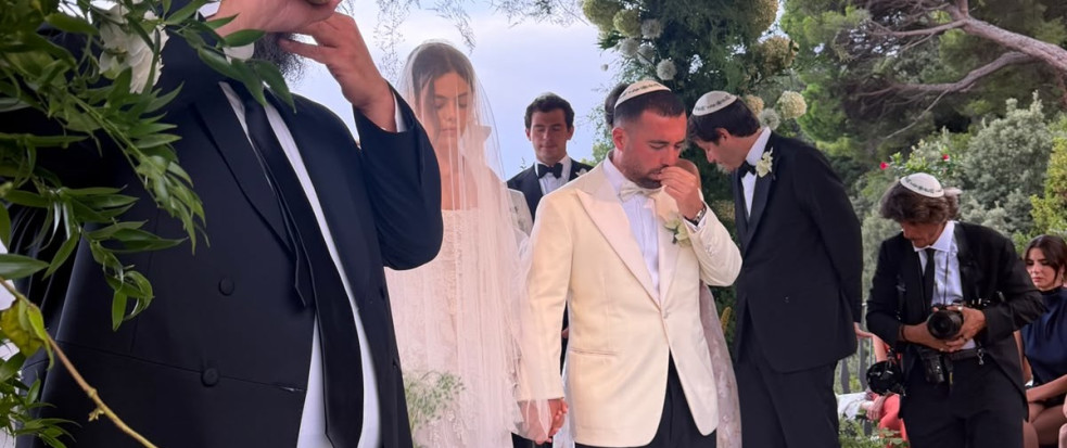 החתונה של עומר וסשה (צילום: צילום מסך רשתות חברתיות)