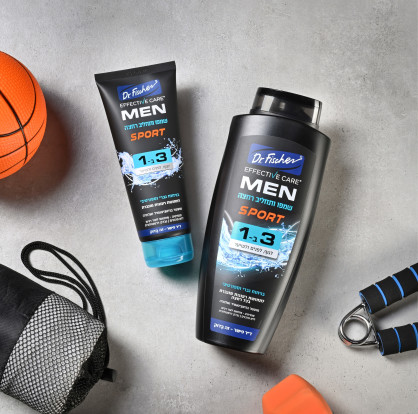 ד"ר פסדרת טיפוח לגבר effective care men sport, ד"ר פישרישר לגברים (צילום: יעל האן)
