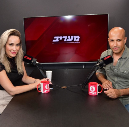 מיקי לוין וחזי דין (צילום: אבשלום ששוני)