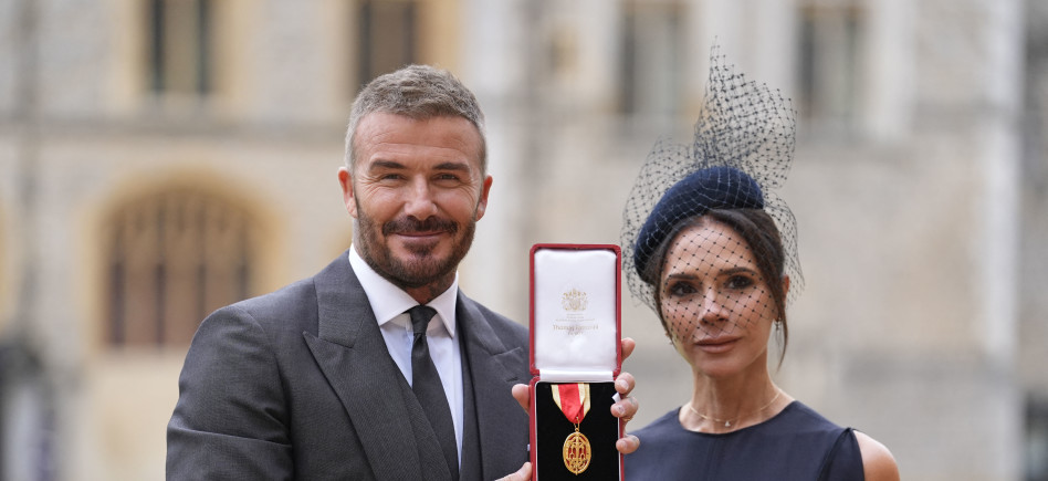 דיויד בקהאם מקבל תואר אבירות