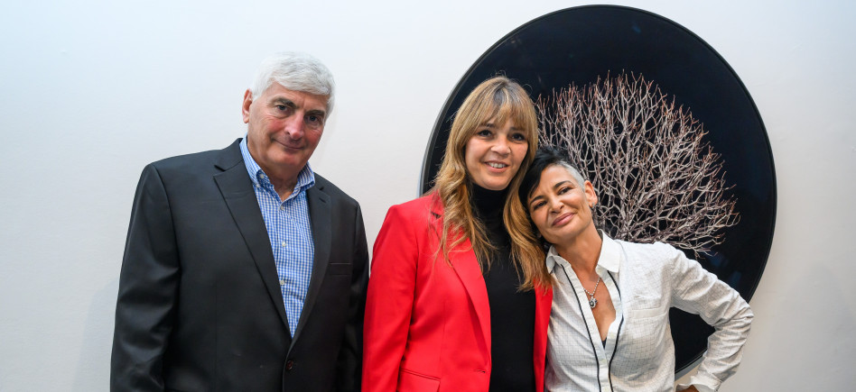 טל שוחט, ציפי ויגאל לנדאו (צילום: יובל יוסף)