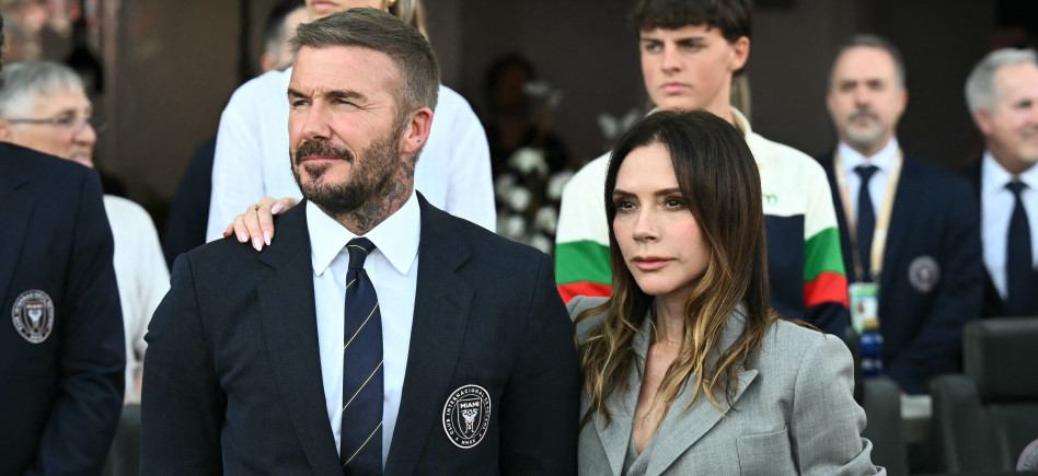 ויקטוריה ודיוויד בקהאם (צילום: Chandan Khanna / AFP via Getty Images)