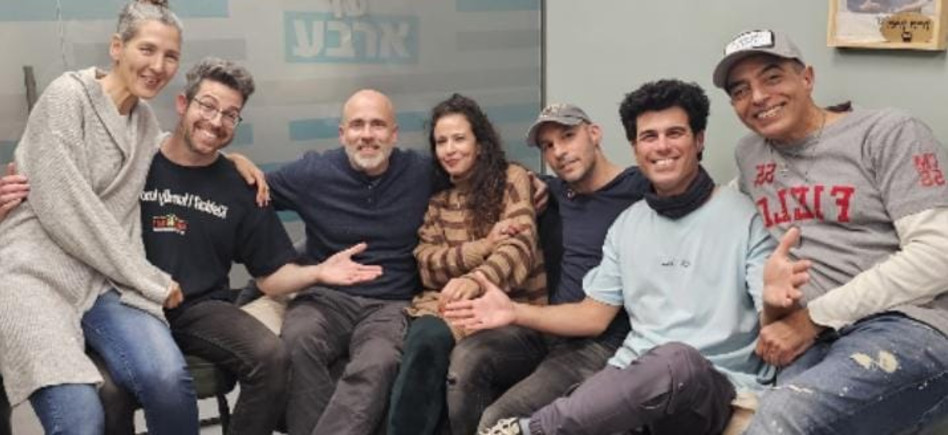  רון שלום ,טל מוסרי ,תומר גוטליב ,אלינור אהרון,סער פיין ,יואב כהן ,ליאת אחירון (צילום: פרטי)