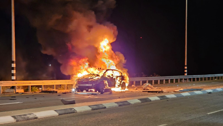 Esplosione di un veicolo vicino Mishmar HaEmek: proprietario fuggito, causa ancora incerta