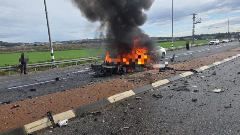 Veicolo esploso vicino a Nahalal: una donna muore, due passanti esaminati