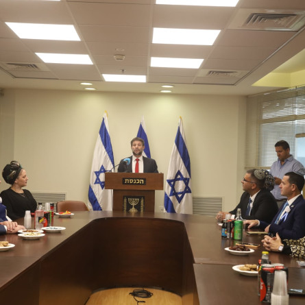 ישיבת סיעת הציונות הדתית (צילום: ישראל TPS)