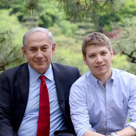 בנימין ויאיר נתניהו (צילום: קובי גדעון, לע"מ)