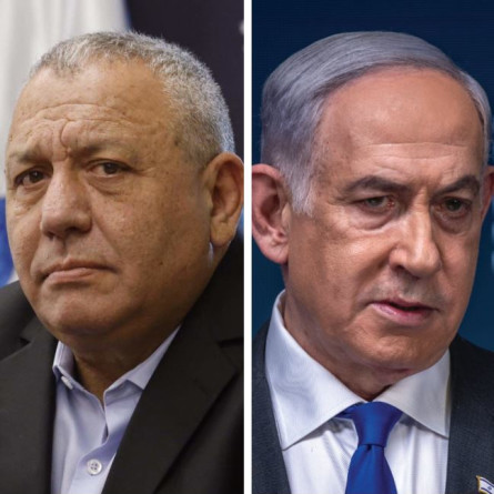 בנימין נתניהו, גדי איזנקוט  (צילום: מרק ישראל סלם,חיים גולדברג פלאש 90)