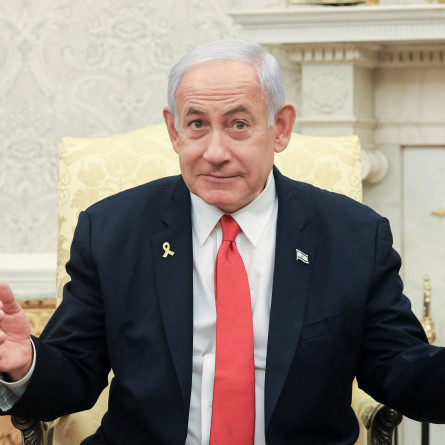 בנימין נתניהו (צילום: REUTERS/Kevin Mohatt)