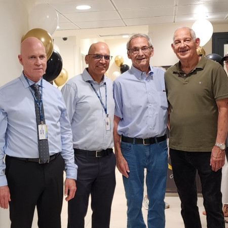 משה מורג, איציק פיינגולד, אילן ברוכים ומיקי דודקביץ  (צילום: נמרוד גליקמן)