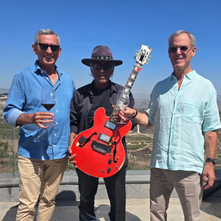 לני רקנאטי, יהודה קיסר ואורי שקד  (צילום: אורנה בן חיים)