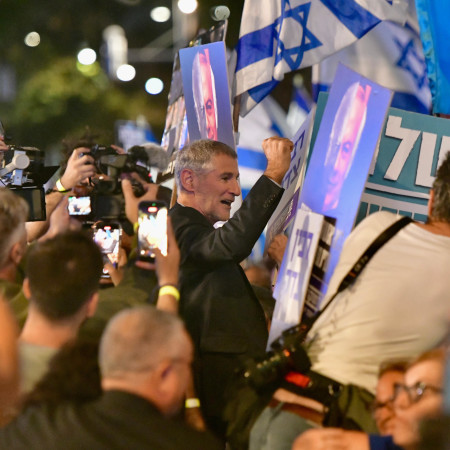 יאיר גולן בעצרת לציון 30 שנה לרצח יצחק רבין, 2025