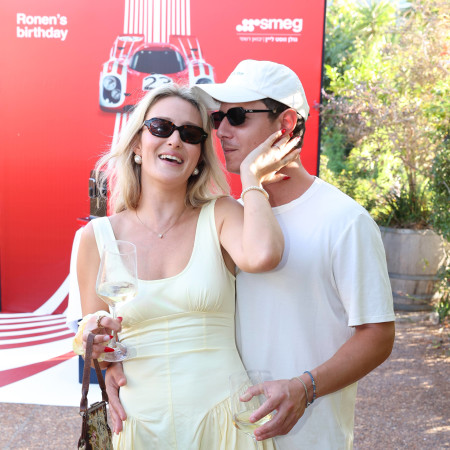 אושר סלים ובן זוגה אורי קרן (צילום: אור גפן)