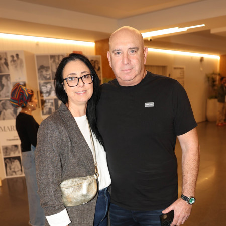 ניר דבורי ואשתו שגית (צילום: אור גפן)