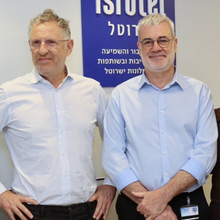 אלי שפרכר וליאור רביב (צילום: ליאור צור דוברות איכילוב)