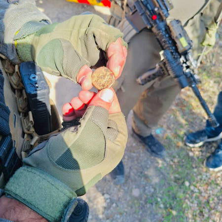 מטבע שהושב מהאתר הארכיאולוגי ''בורג&rsquo; לסאנה''