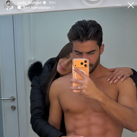 הסטורי של יהודה בוחבוט עם מיכל הקטנה (צילום: אינסטגרם)