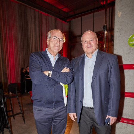 &nbsp;מישל סיבוני ואבי פישר (צילום: שוקה כהן)