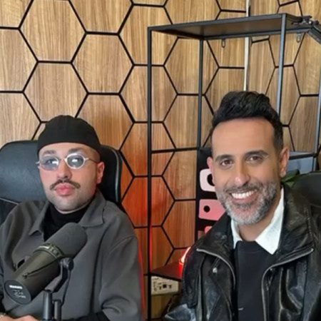 דודו אהרון ודניאל ציוני (צילום: ספיישל ״אחד על אחד״ עם דניאל ציוני)