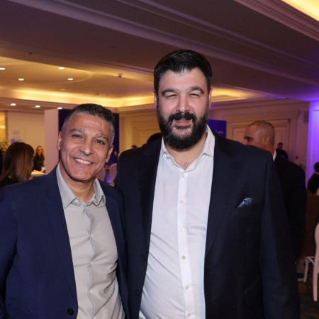 שלומי נחומסון ומשה לארי&nbsp; (צילום: רפי דלויה)