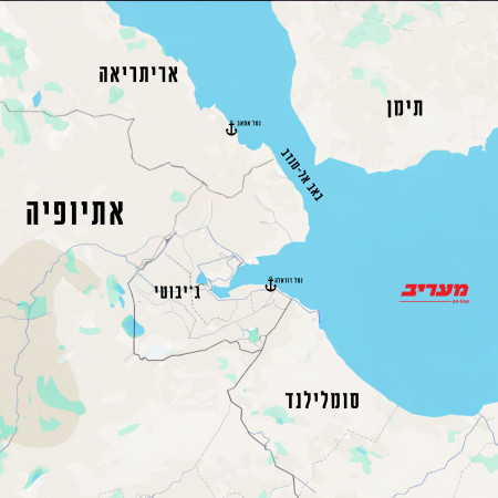 מפת מזרח אפריקה