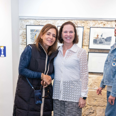 ענת שעשוע ותמנע רוזנהיימר (צילום: אלרין אביטל)