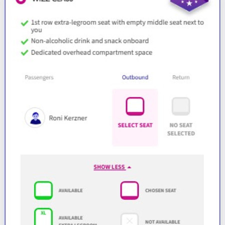 חברת Wizz Air משיקה את WIZZ Class