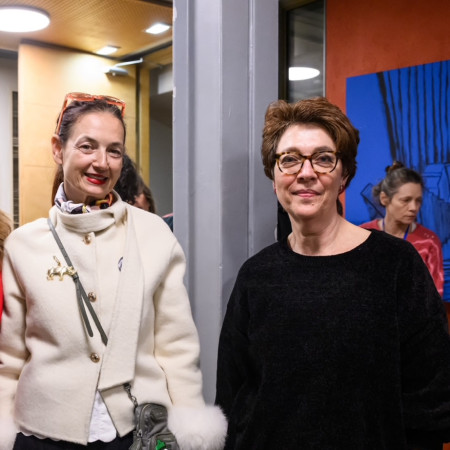 מוניקה לביא וקנדידה גרטלר (צילום: יובל יוסף)