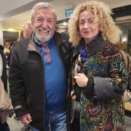 לנה קריינדלין ובוריס קרסני (צילום: באדיבות תיאטרון גשר)